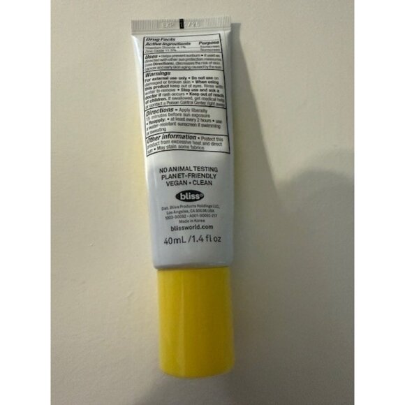 Bliss Block Star Sheer Tinted Daily Mineral Sunscreen SPF 30  1.4oz Broad Spectr - Picture 3 of 5